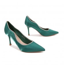 Chic thin heeled shoes with...