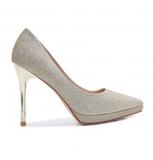 Stylish shiny high-heeled...