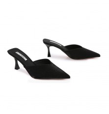 Modern medium-heeled slippers