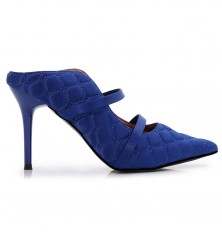 Stylish high-heeled slippers