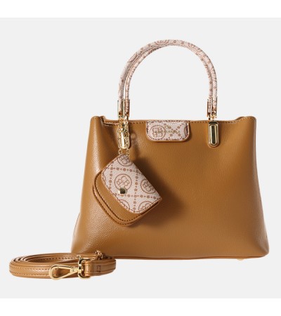 Classy leather bag with a...
