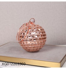 Shiny sphere bag with a...