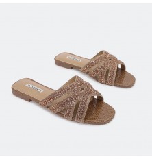 woman Flat slipper with...