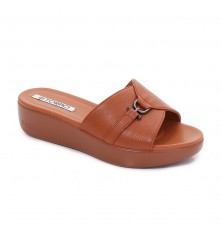 Comfy leather wedge shoes...