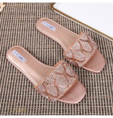 Luxurious slide slippers...
