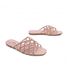 womens flat sandal with...
