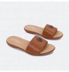 slide slipper with bright...