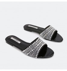 Round toe flat slippers X2278