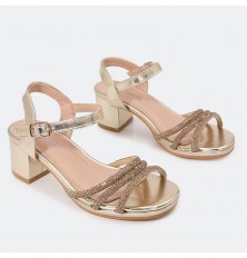 sandal with heel design...