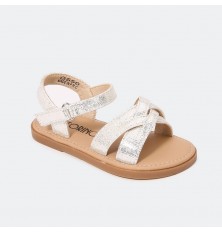 girlie sandal with leather...