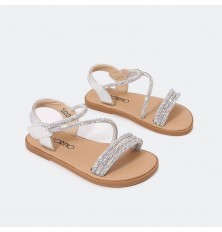 girle sandal with strips of...