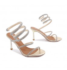 Elegant heel sandals with...