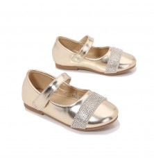 Light soft girls' dress shoes