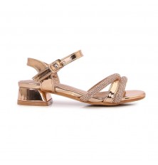 Heeled girls' sandals...