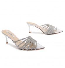 Trendy transparent heel...