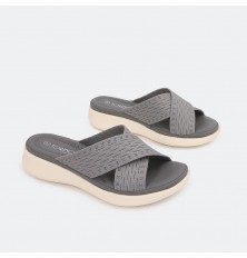 comfort slipper with modern...