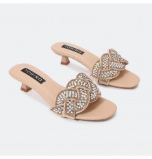 Elegant slipper with small...