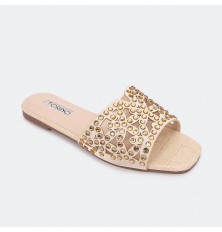 slipper with strass and...