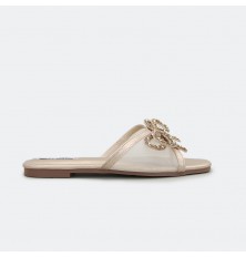 Tulle women's slide...