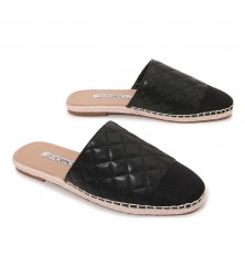 Decorative loafer mules