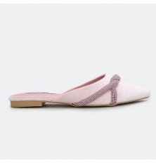 Classic stylish flat mules