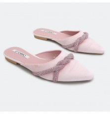 Classic stylish flat mules