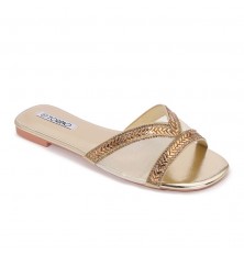 Classy tulle women's slide...