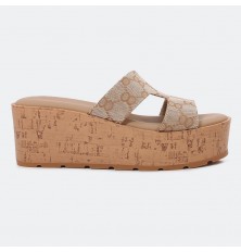 KR580 wedge heel slippers