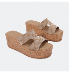 KR580 wedge heel slippers