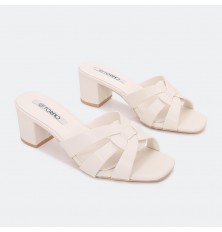 casual slipper with heel