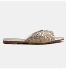 Chic slip-on slide slippers...