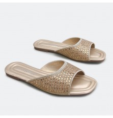 Chic slip-on slide slippers...