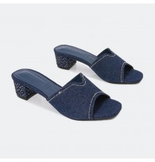 ZXQ1645 Short heel slippers...