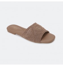 OX2660 Flat slippers with a...