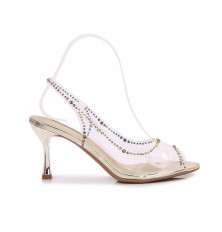 Chic transparent stiletto...