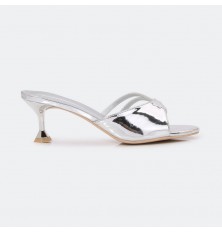 ZXQ1698 Shiny heel slippers