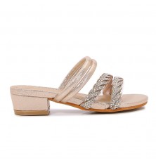 Chic slip-on heeled girls'...