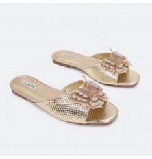 slide slipper embossed by...