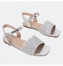 GML868 Girls Strass Flat...