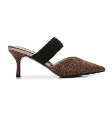 Pointed-toe mid-heeled...