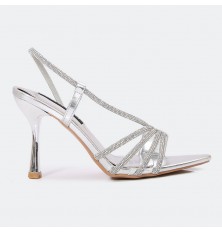 WSQ671 Strass rope stiletto...