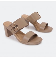 OXQ1749 wide heel slippers...