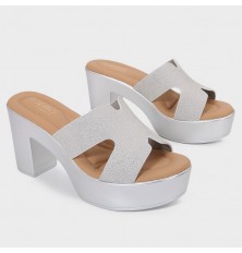 Comfortable platform heel...