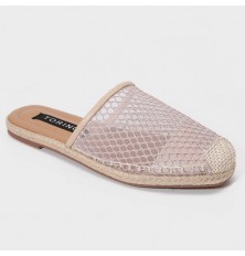 ZS10 Flat slippers with a...