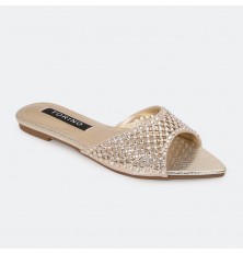 ZX2918 Flat slippers with...