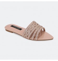 ZX2932 Flat slippers with a...