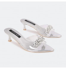 ZXQ1804 نعال كعب بجزء شفاف...