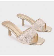 ZXQ1898 Square-toed heeled...