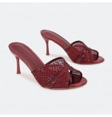 QXQ1963 shiny heeled...