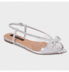 ZS54 صندل مسطح شفاف